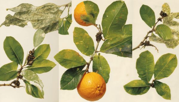 Symptômes des maladies des agrumes illustrés par des photos